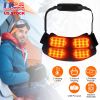 Electric Heated Hand Muff Hand Warmer Pouch Heated Waist Pouch for Winter with 3 Heating Levels Indoor Outdoor Machine Washable