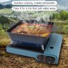 Adjustable Gas Coal Stove Outdoor Camping Portable Gas Cooker Stove For Camping Hiking Accessories Adapter 2900W Butane Stove