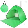 Pop Up Beach Tent Sun Shade Shelter Anti-UV Automatic Waterproof Tent Canopy for 2/3 Man w/ Net Window Storage Bag for Outdoor Beach Camping Fishing P