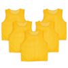 5Pcs Mesh Scrimmage Vests Soccer Basketball Team Training Pinnies Jerseys Shirt Adult Plus Size
