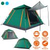 4-5 Person Camping Tent Outdoor Foldable Waterproof Tent with 2 Mosquito Nets Windows Carrying Bag for Hiking Climbing Adventure Fishing